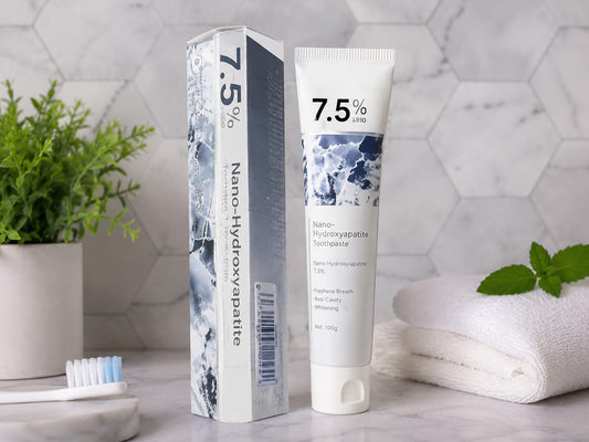7.5% Nano Hydroxyapatite Fluoride Toothpaste for Teeth Whitening